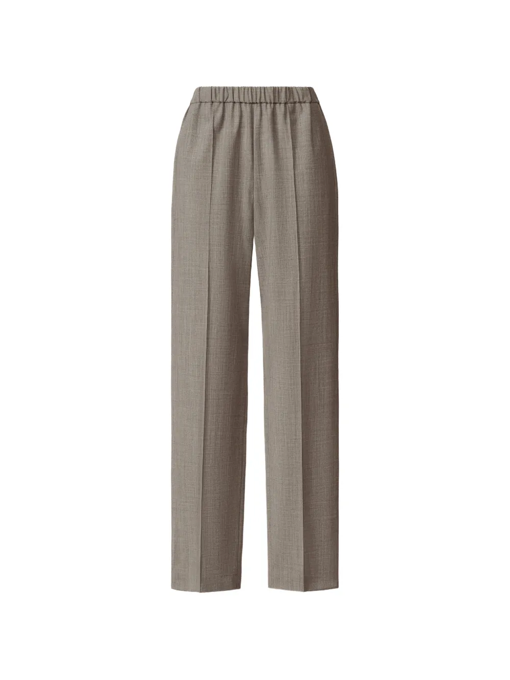Fabiana Filippi elasticated-waist straight trousers - Grigio