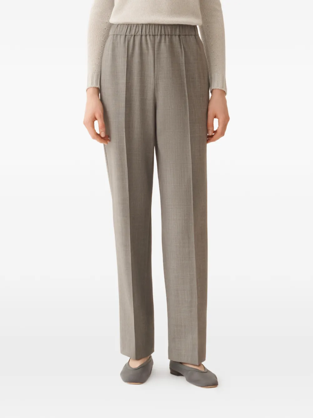 Fabiana Filippi Broek met elastische taille Grijs