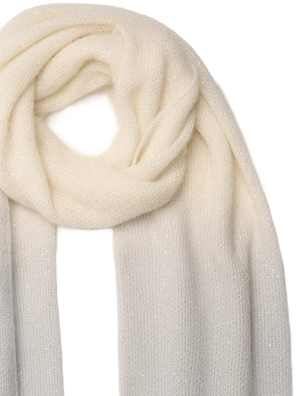 Fabiana Filippi ombre-effect scarf - Beige