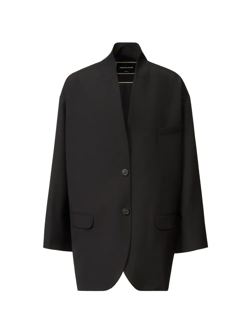 Fabiana Filippi buttoned jacket - Nero