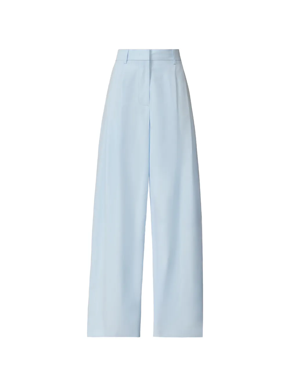 Fabiana Filippi belt-loop pleated trousers - Blu