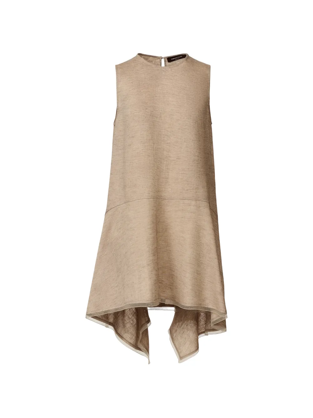 Fabiana Filippi asymmetric panel top - Toni neutri