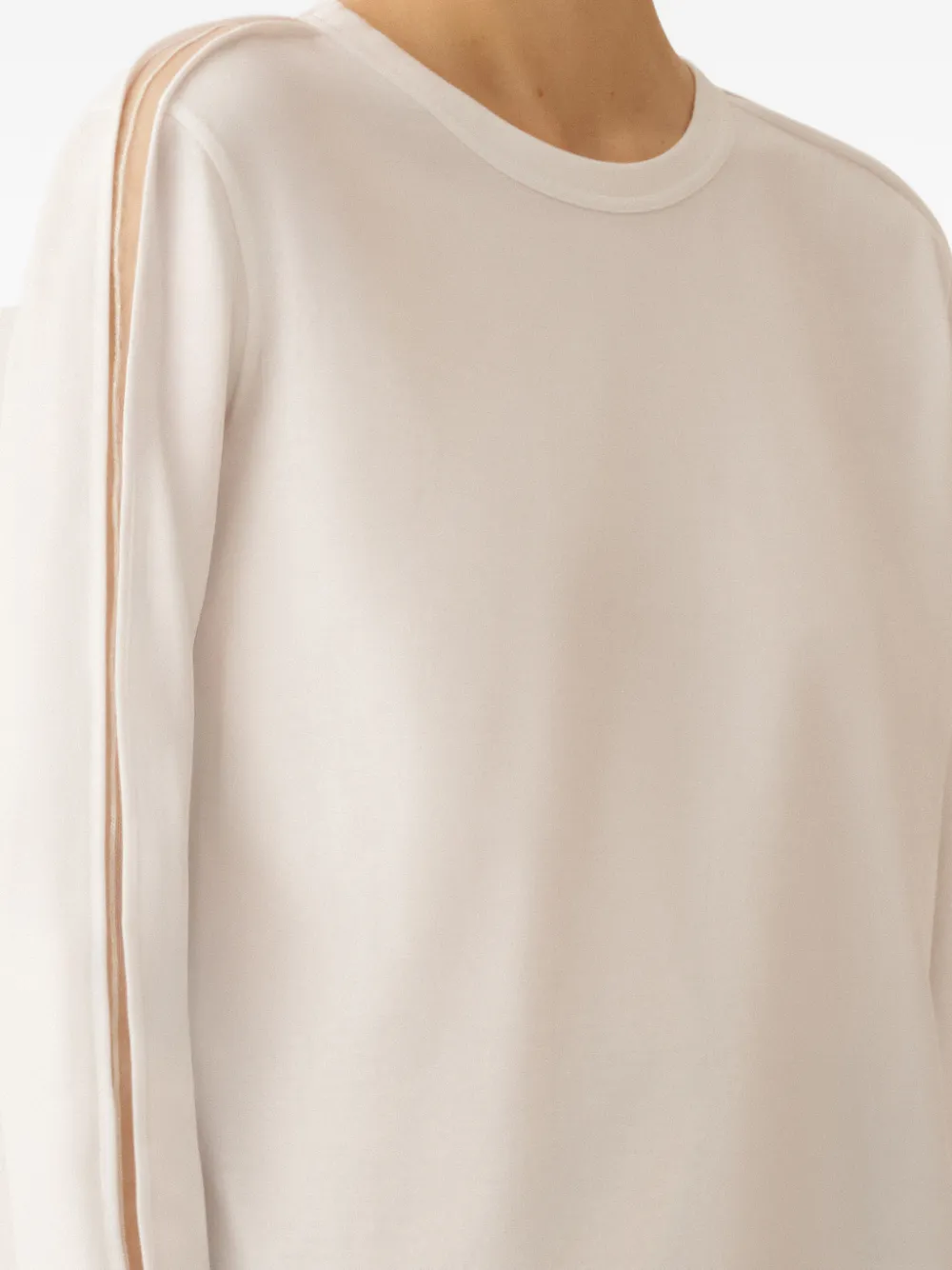 Fabiana Filippi Top met lange mouwen Wit