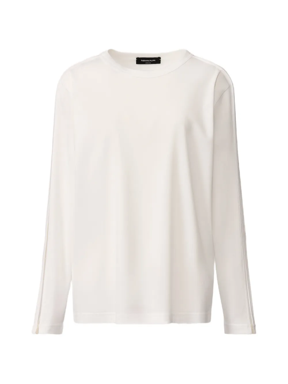 Fabiana Filippi Top a maniche lunghe - Bianco