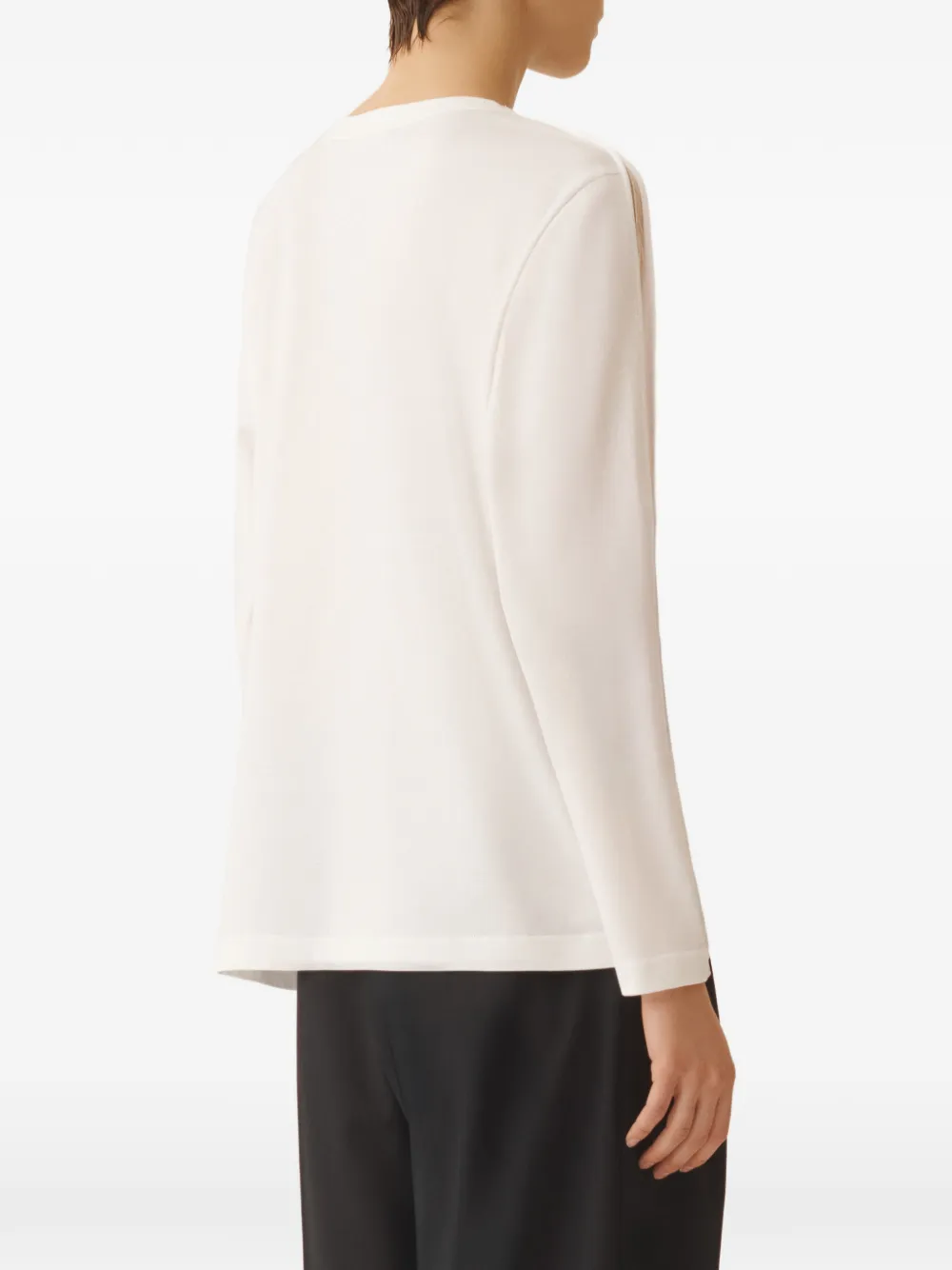 Fabiana Filippi Top met lange mouwen Wit