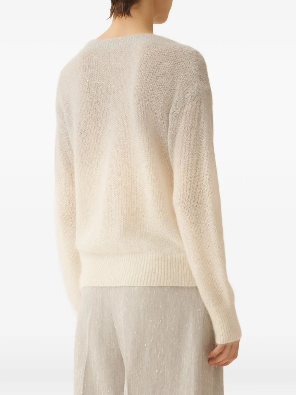 Fabiana Filippi Trui met V-hals Beige