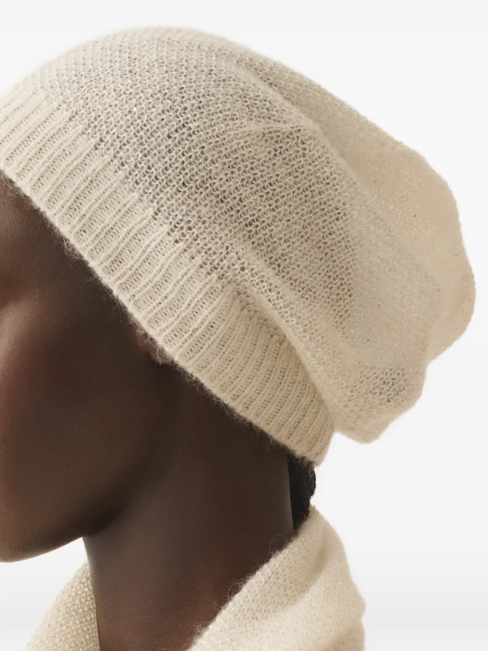 Sequinned Beanie Hat