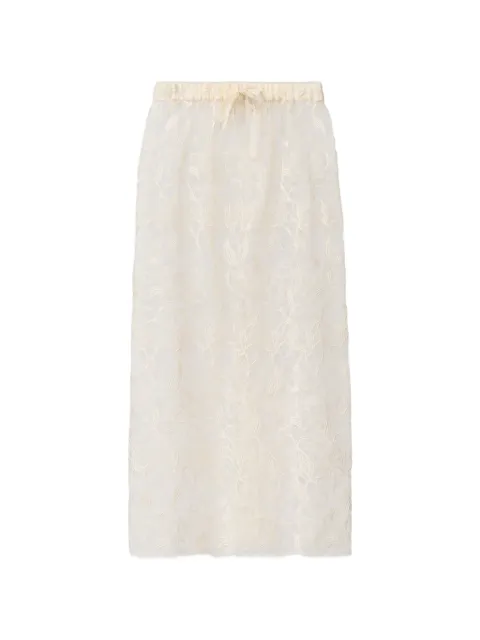 Fabiana Filippi floral lace skirt