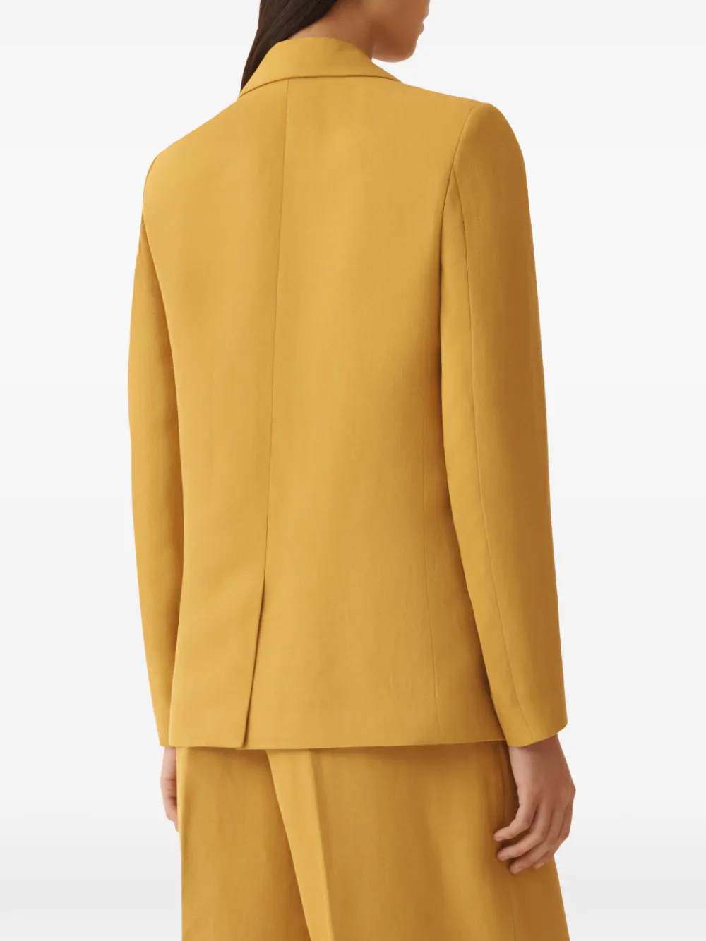 Fabiana Filippi Blazer met ritsdetail Geel