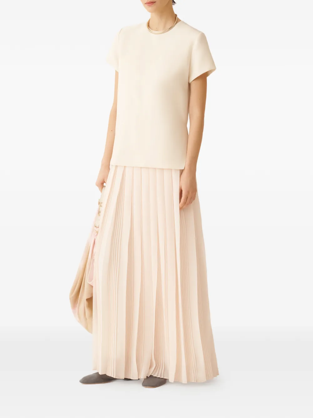 Fabiana Filippi Geplooide jurk Roze