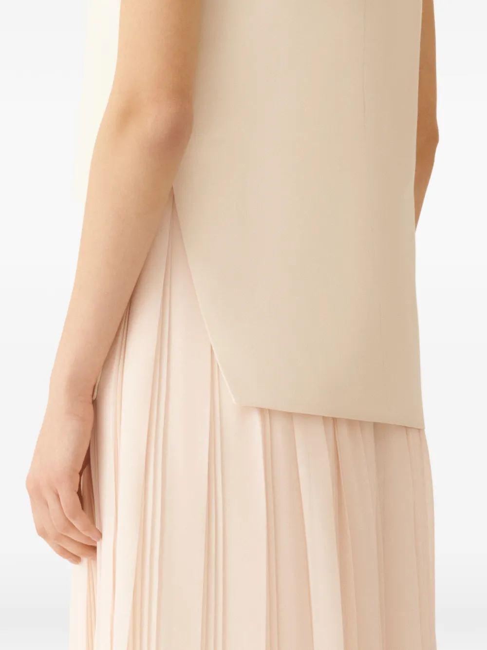 Fabiana Filippi Geplooide jurk Roze