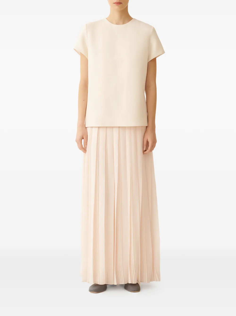 Fabiana Filippi Geplooide jurk Roze
