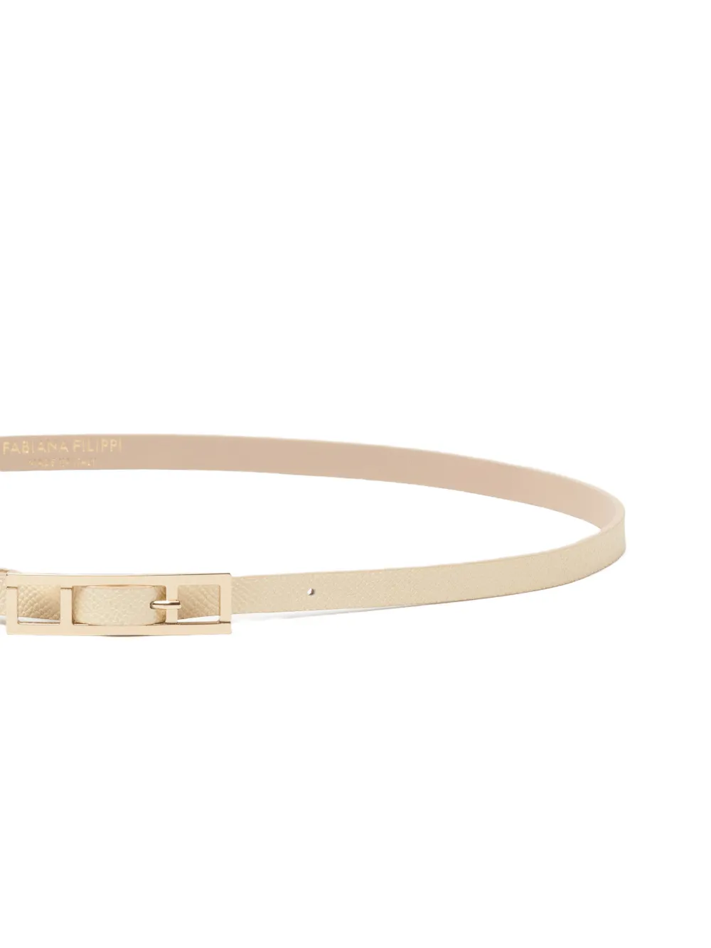 Fabiana Filippi square buckle belt - Beige