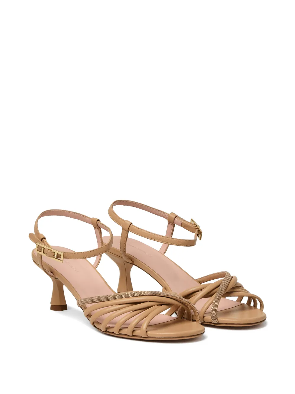 Fabiana Filippi Verfraaide pumps met bandjes Beige