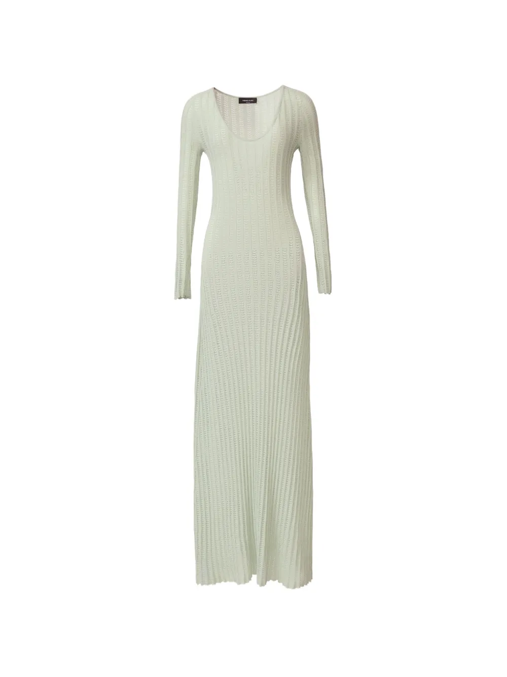 Fabiana Filippi long-sleeve knitted dress - Verde