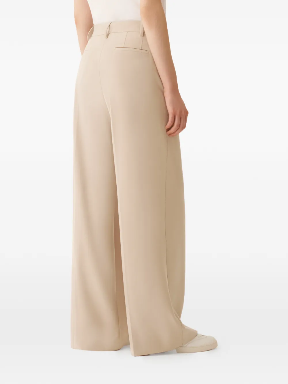 Fabiana Filippi Broek met wijde pijpen Beige