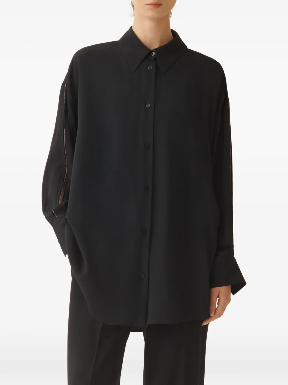 Fabiana Filippi Blouse met knopen Blauw