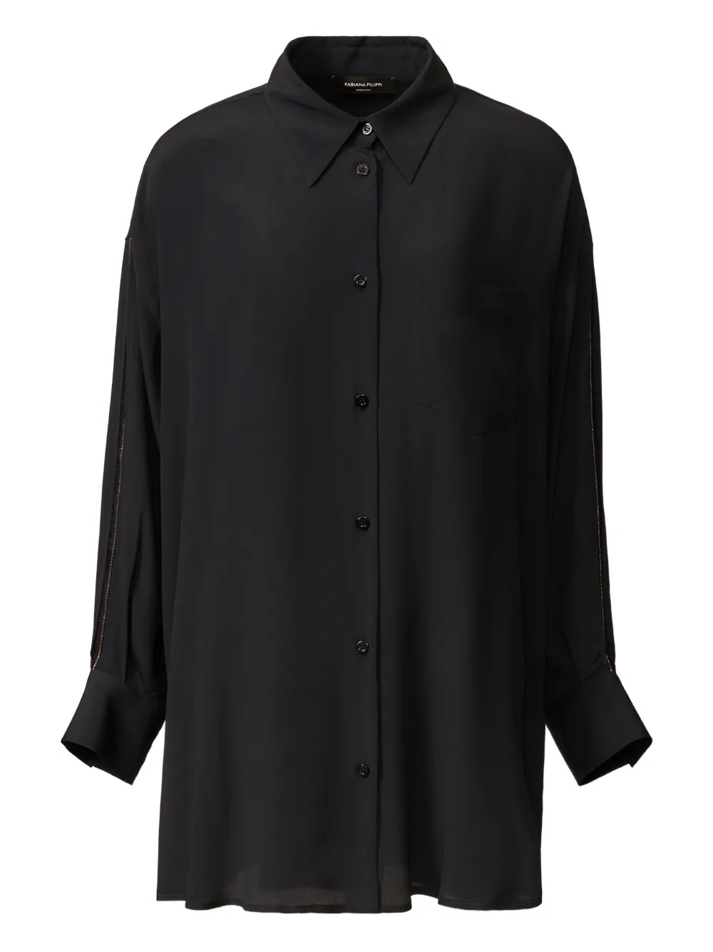Fabiana Filippi buttoned long-sleeved shirt - Blu