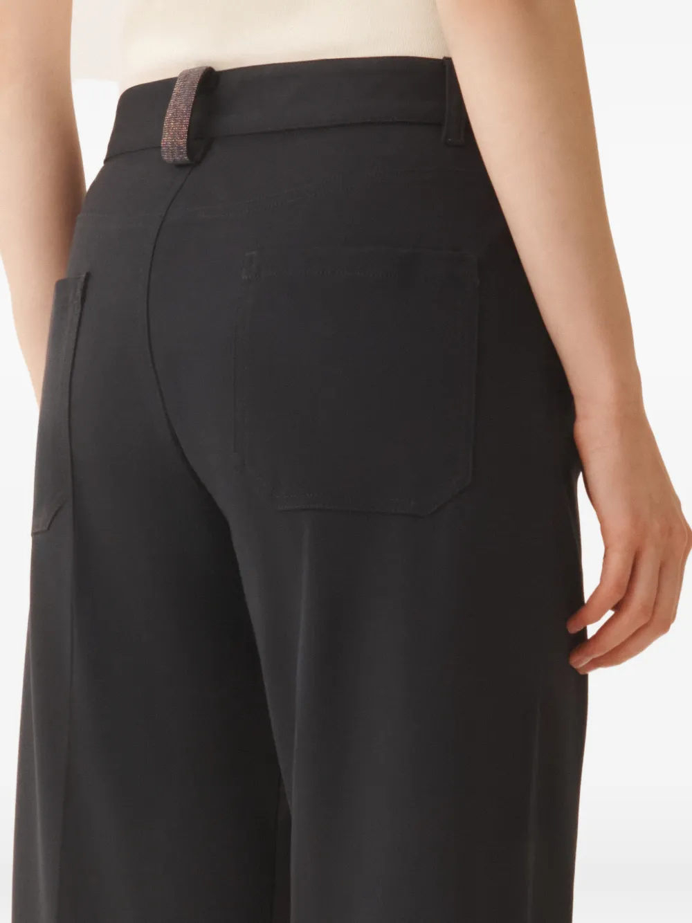 Fabiana Filippi Jersey broek Zwart