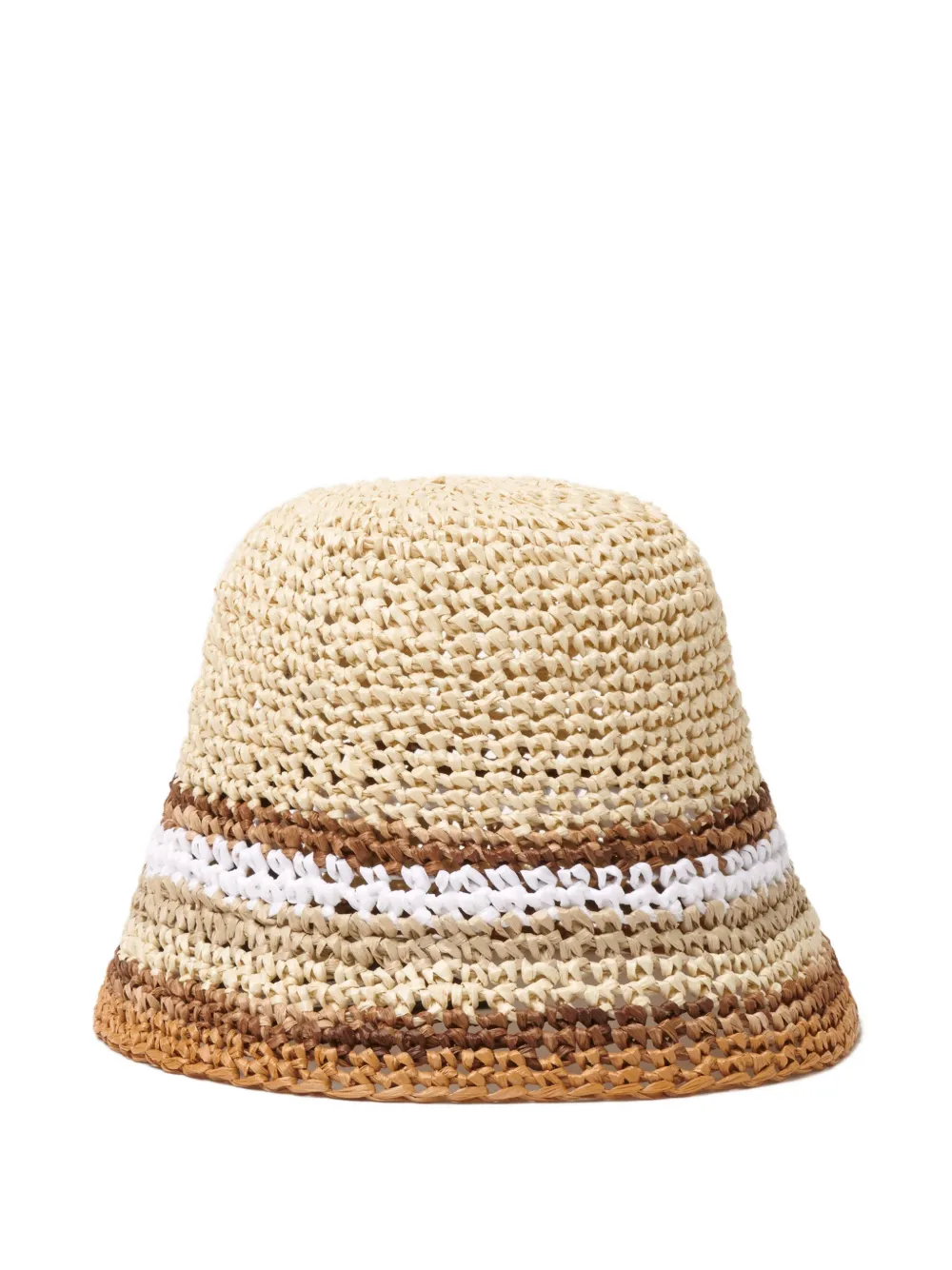Fabiana Filippi striped bucket hat - Toni neutri