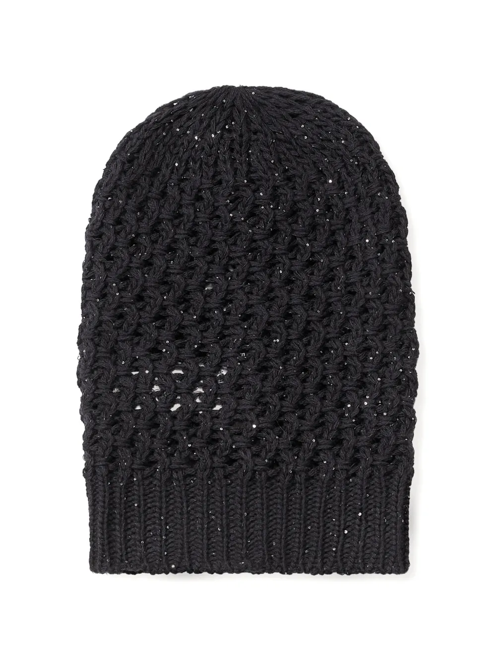 Fabiana Filippi sequinned beanie hat - Nero