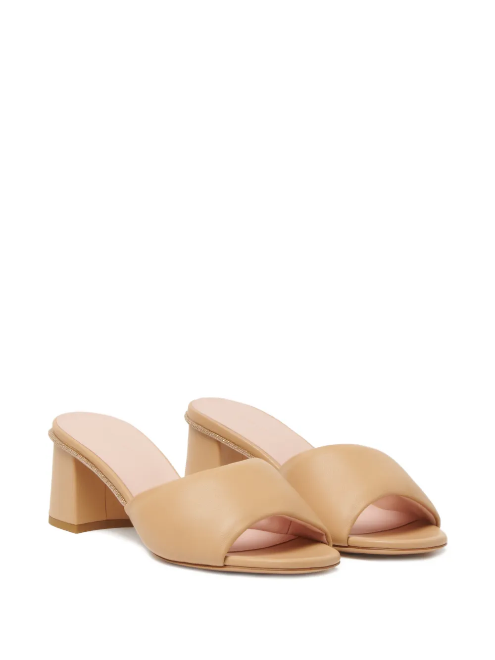 Fabiana Filippi Sandalen met blokhak Beige
