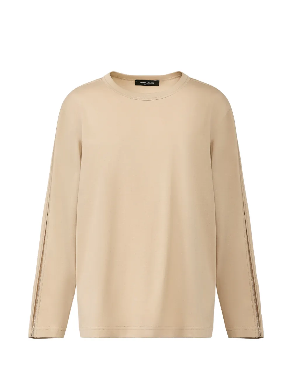 Fabiana Filippi Top a maniche lunghe - Toni neutri