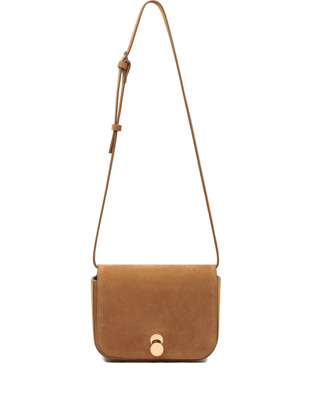 Fabiana Filippi Eclissi turnlock crossbody bag - Marrone