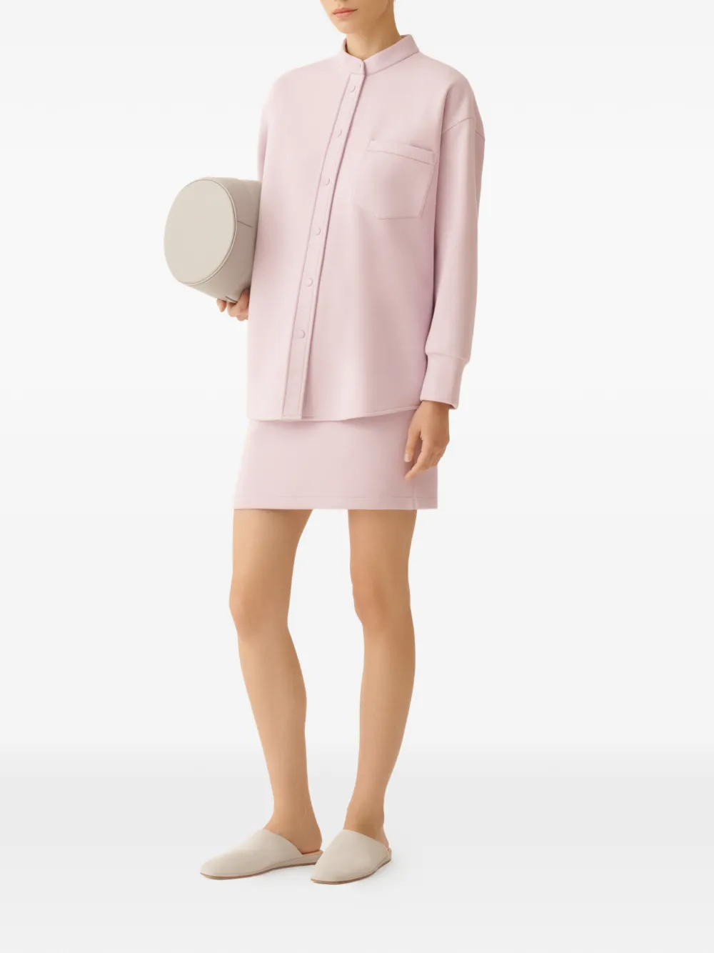 Fabiana Filippi patch-pocket button shirt - Roze