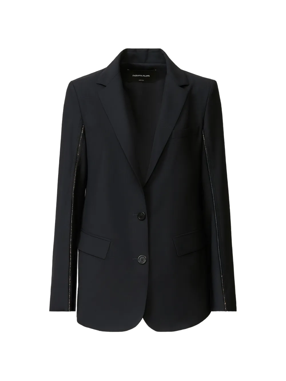 Fabiana Filippi notch-lapels blazer - Blue