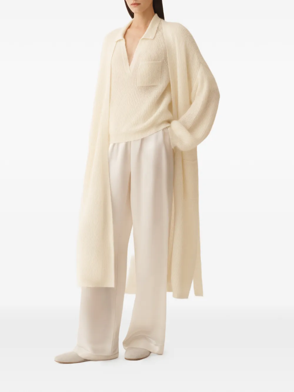 Fabiana Filippi T-shirt met kraag Beige