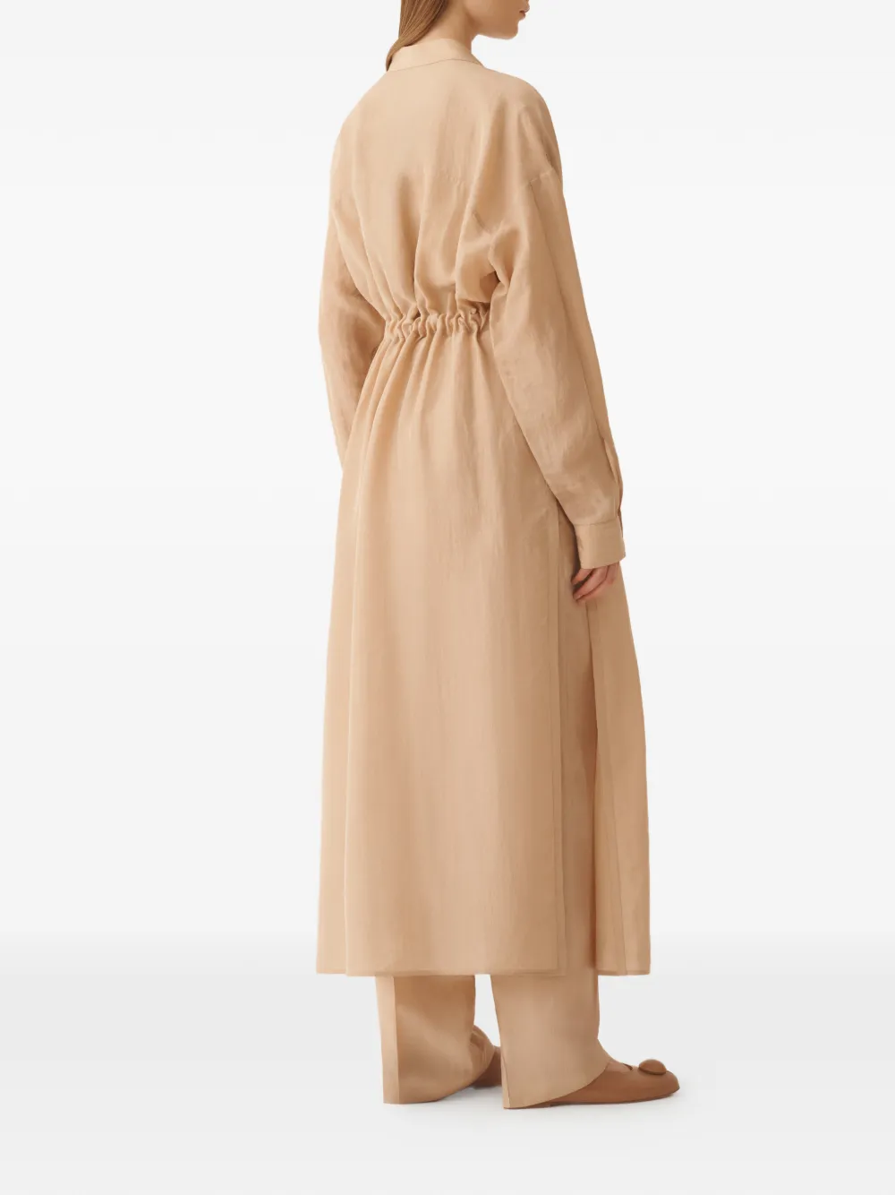 Fabiana Filippi Jas met ceintuur Beige
