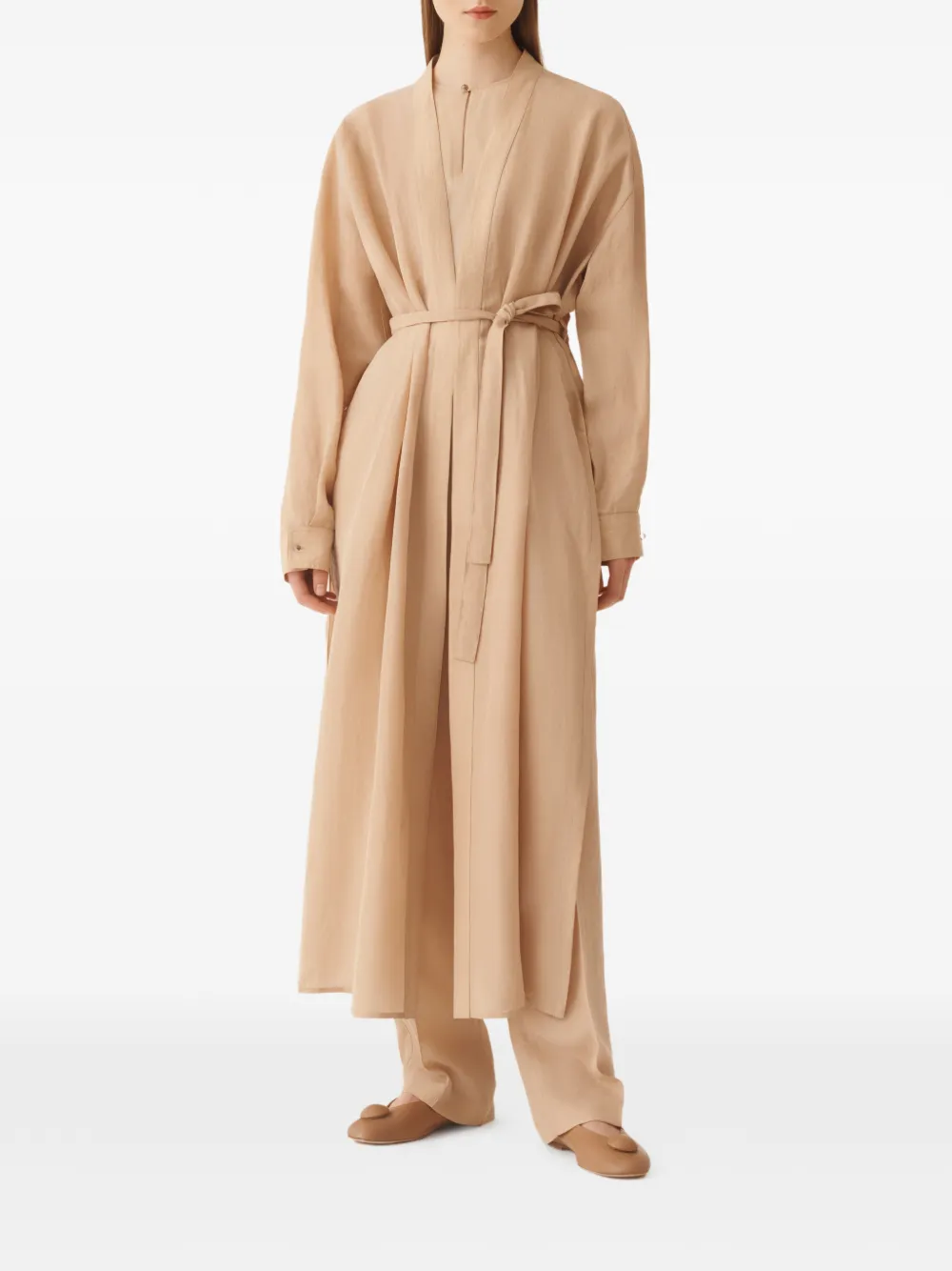 Fabiana Filippi belted coat - Beige