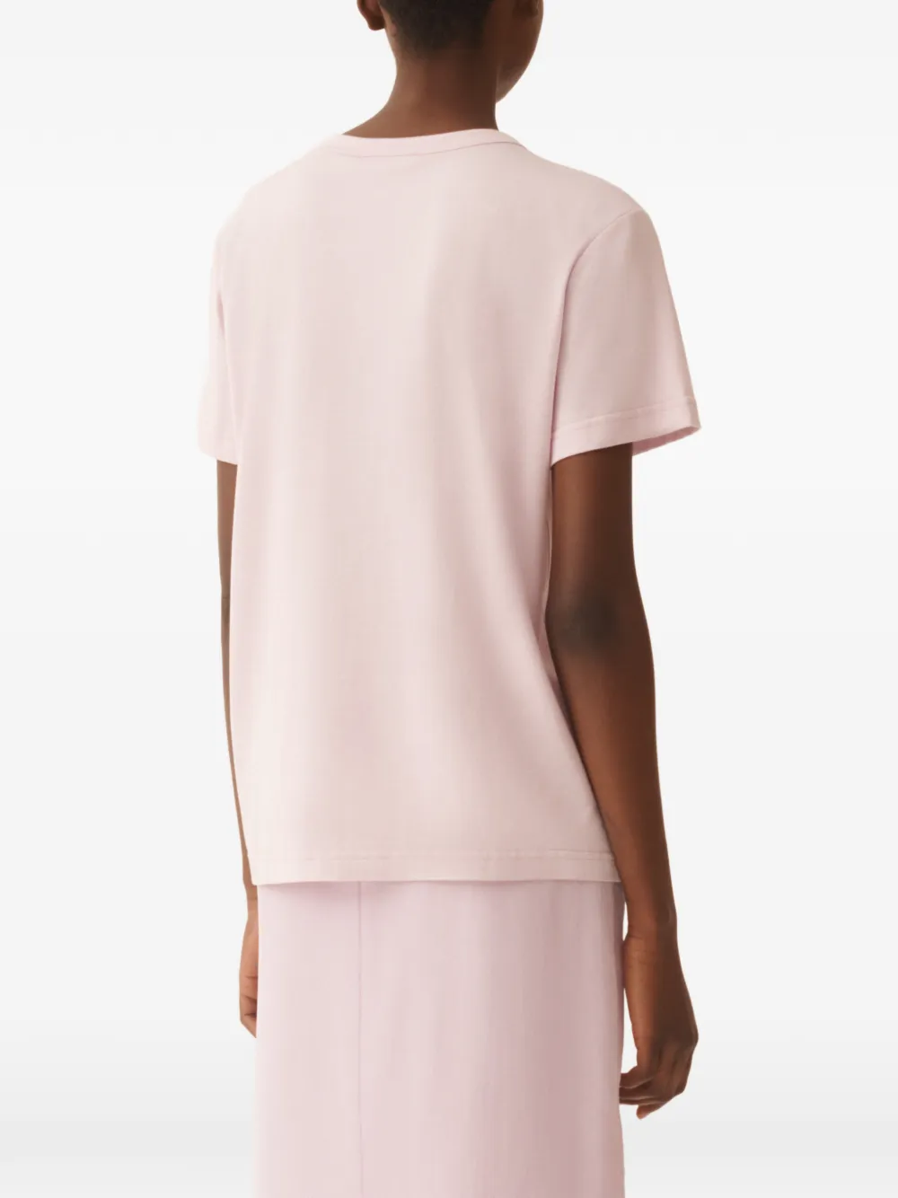Fabiana Filippi T-shirt met ronde hals Roze