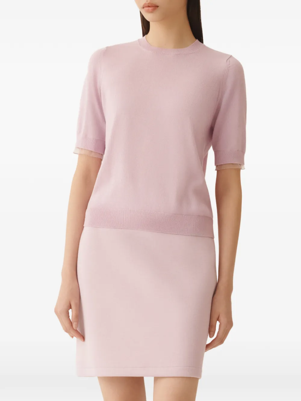Fabiana Filippi T-shirt met korte mouwen Roze