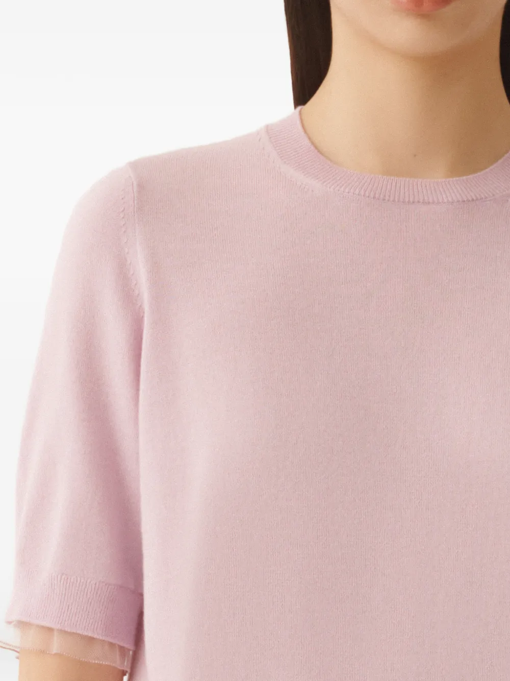Fabiana Filippi T-shirt met korte mouwen Roze