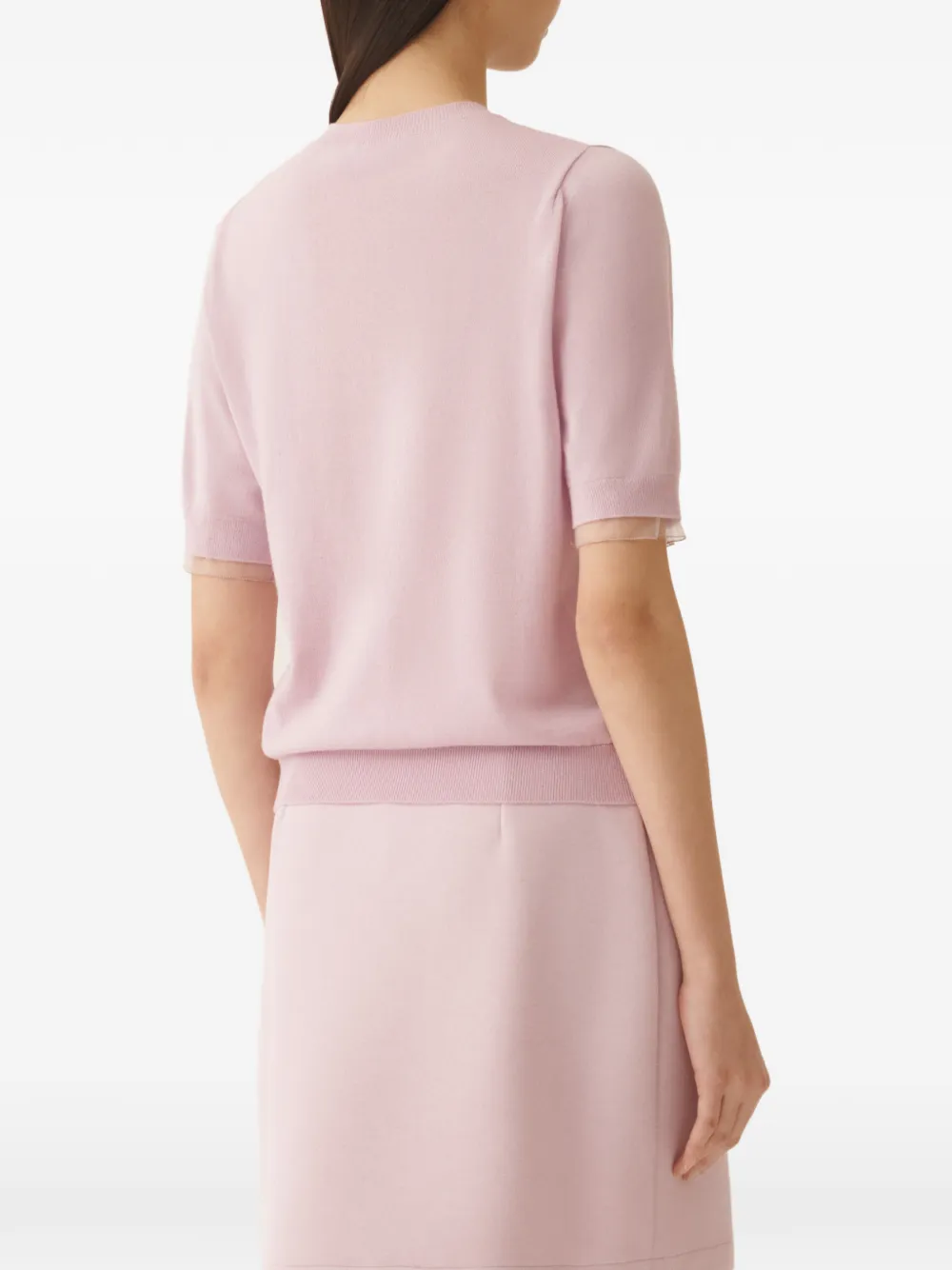 Fabiana Filippi T-shirt met korte mouwen Roze
