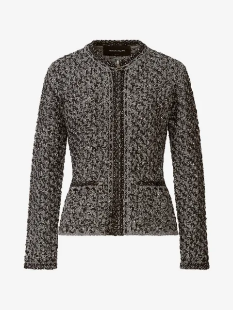 Fabiana Filippi sequin-effect tweed jacket