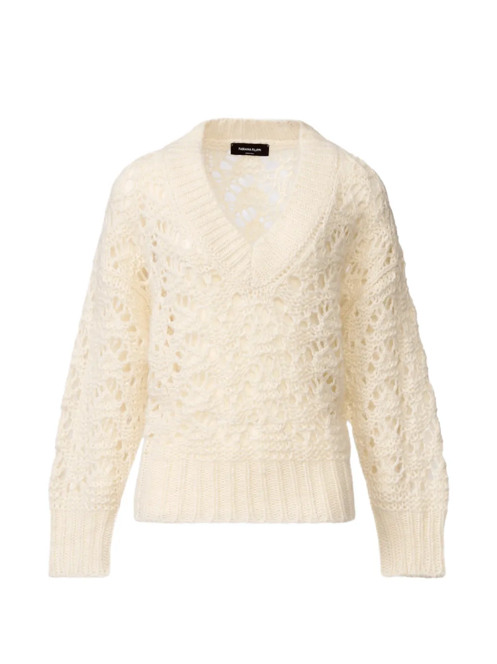 Fabiana Filippi V-neck sweater - Toni neutri