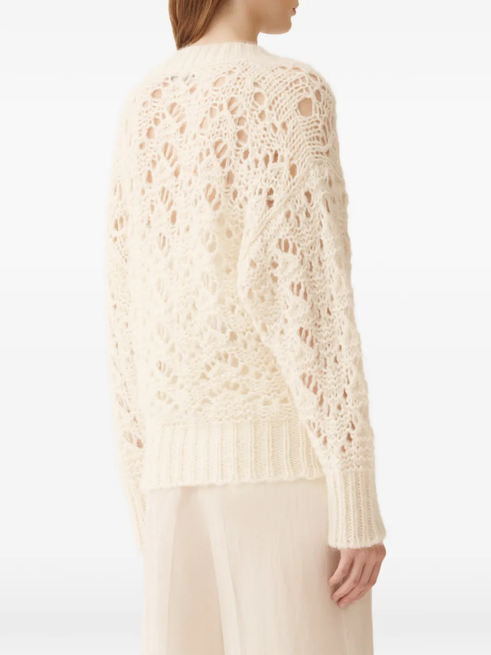 Fabiana Filippi Trui met V-hals Beige