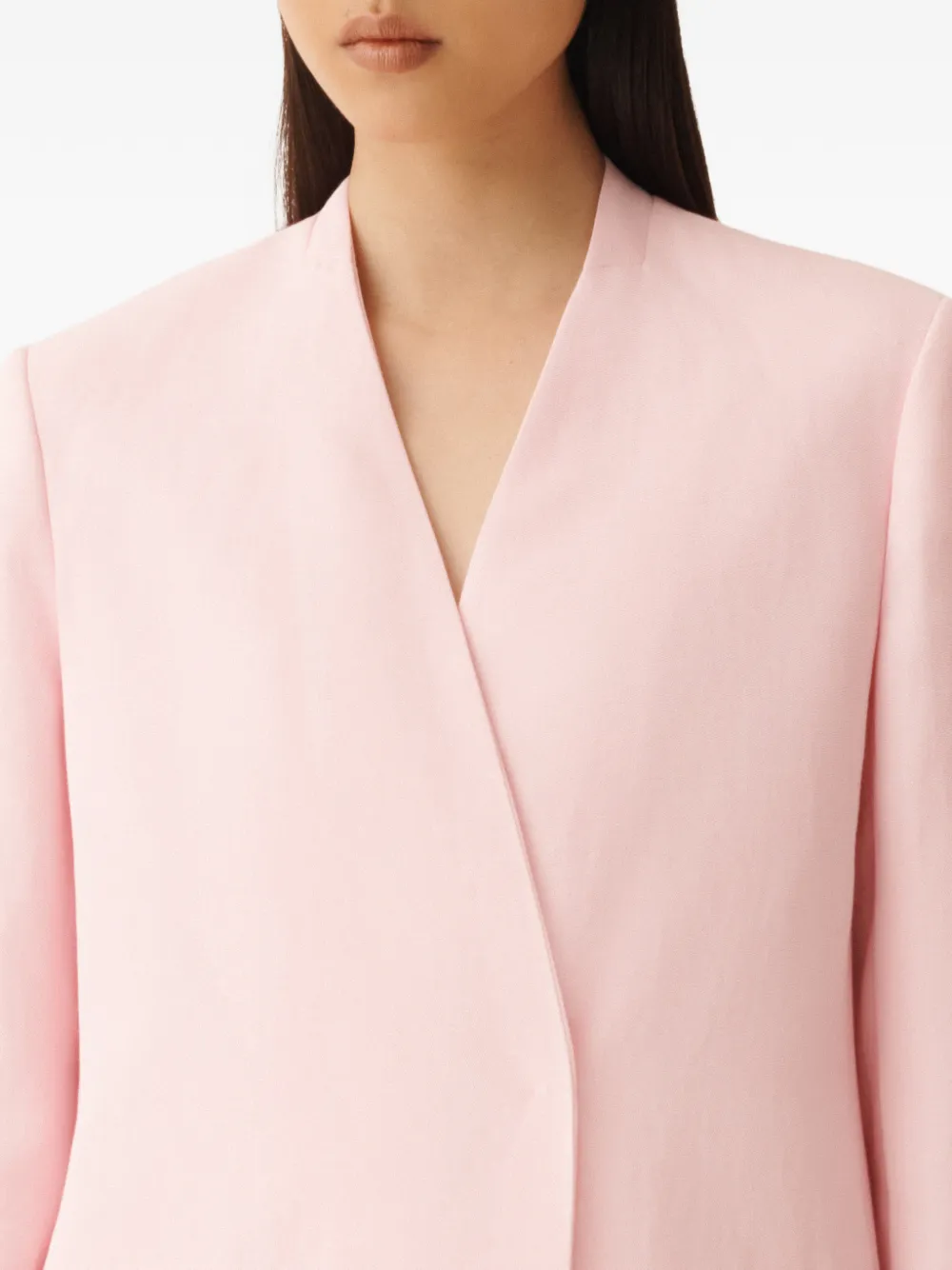 Fabiana Filippi Blazer met ceintuur Roze
