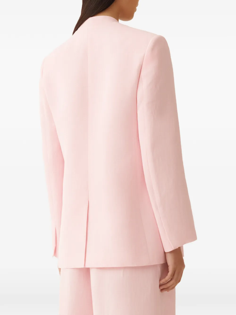 Fabiana Filippi Blazer met ceintuur Roze