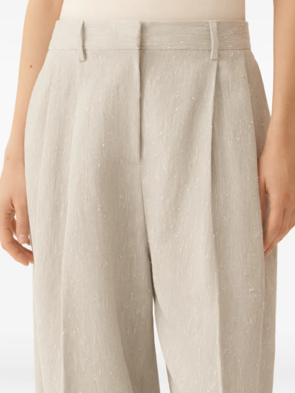 Fabiana Filippi Fil coupé broek Beige
