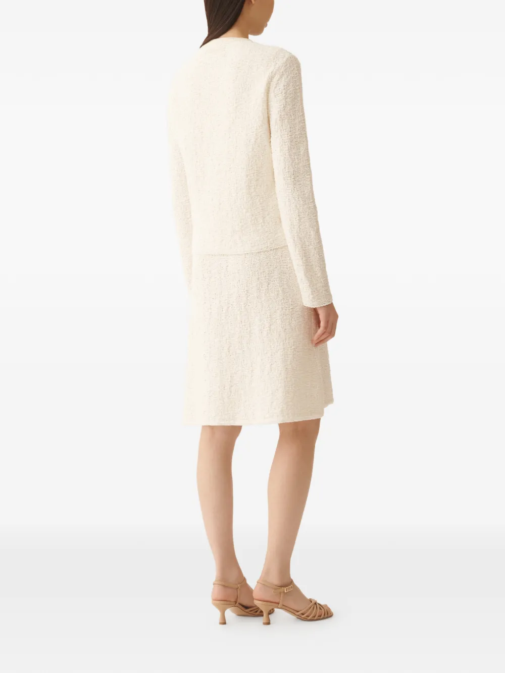 Fabiana Filippi Gewatteerde jack met textuur Beige