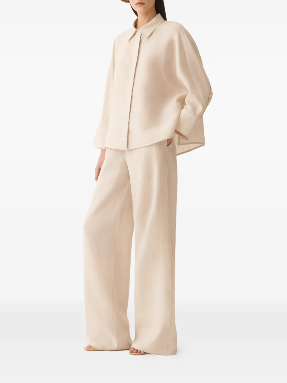 Fabiana Filippi Palazzo broek Beige