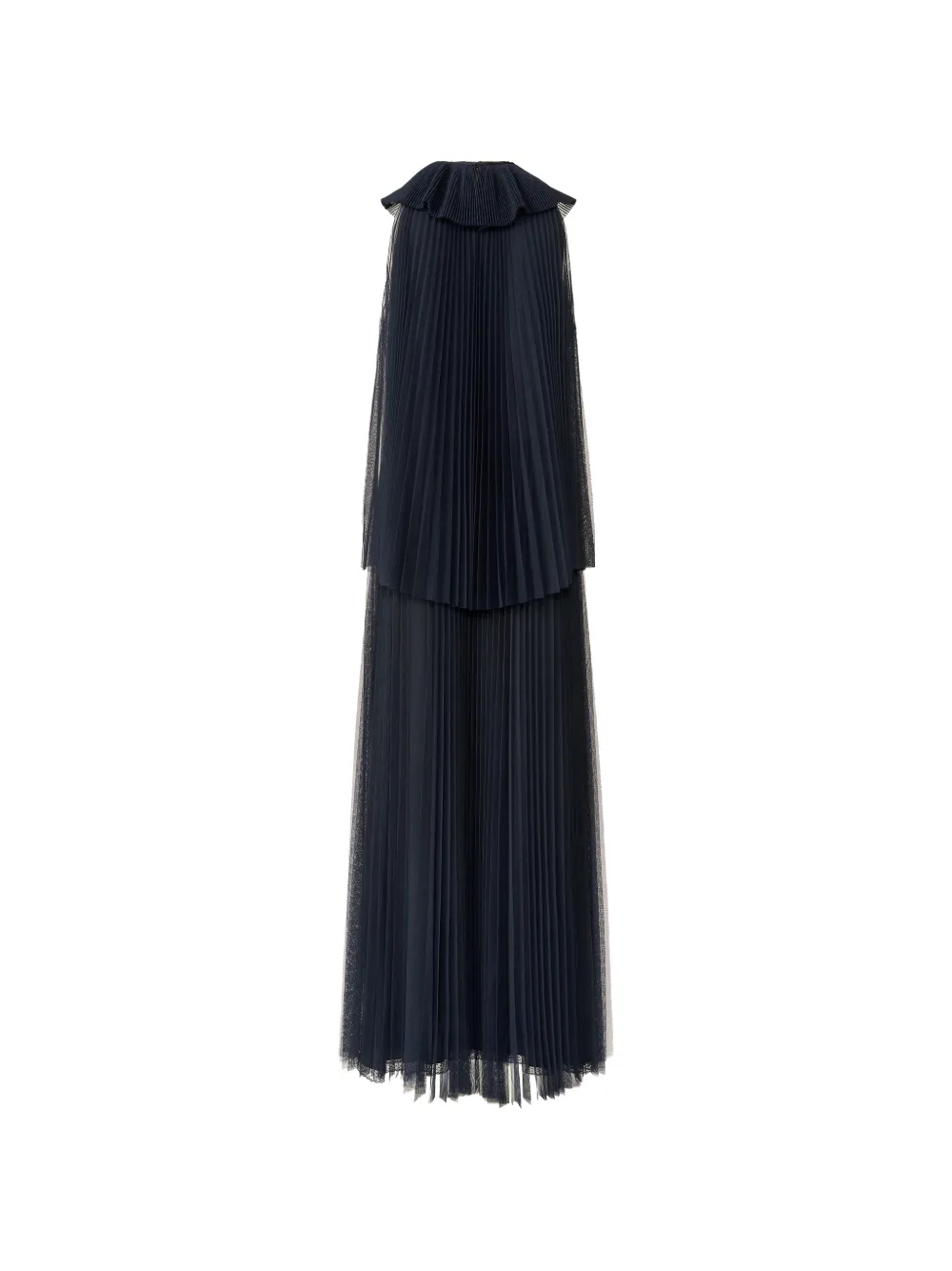 Fabiana Filippi pleated ruffled dress - Blau
