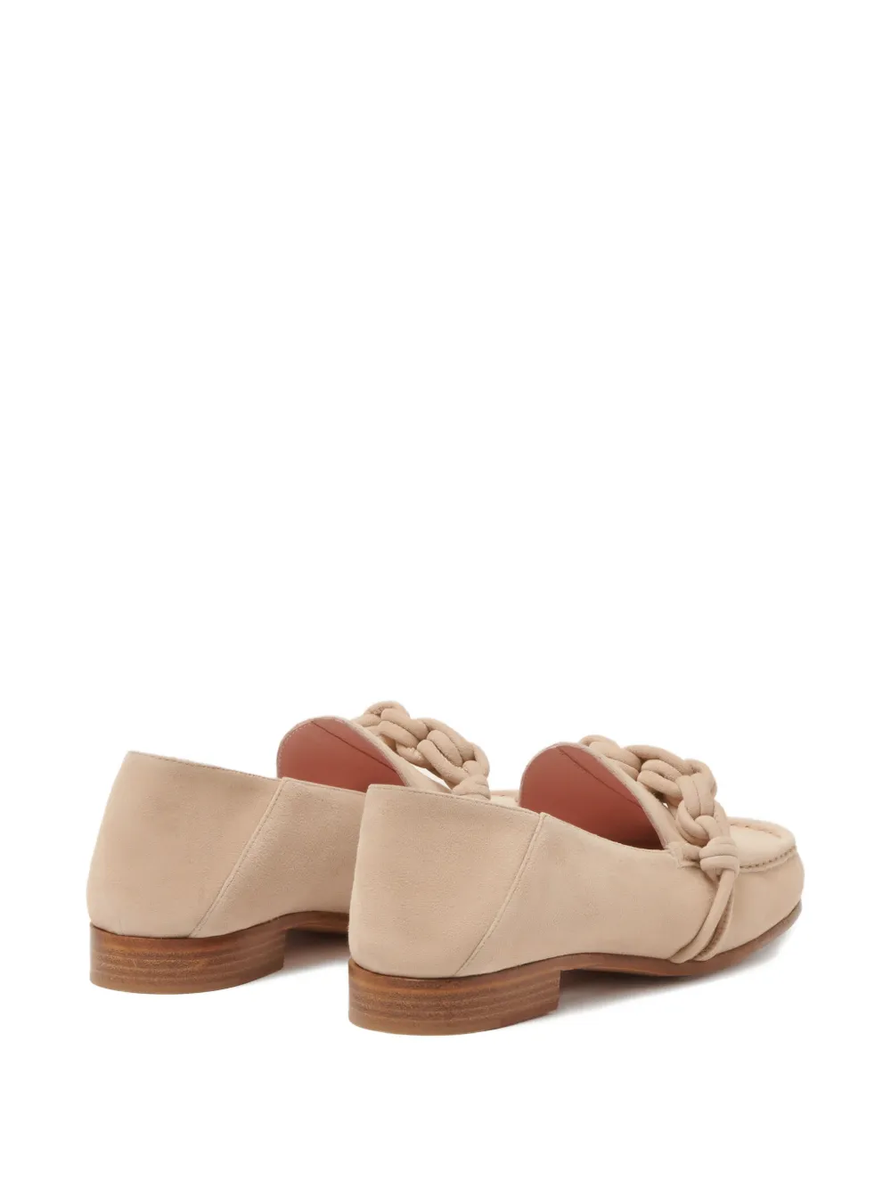 Fabiana Filippi knotted loafers Beige