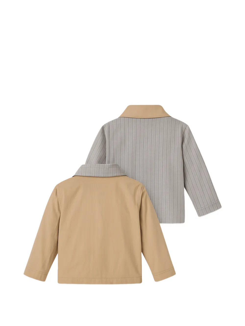 Mininio Button-fastening Trousers Set (set Of Three) In Neutral