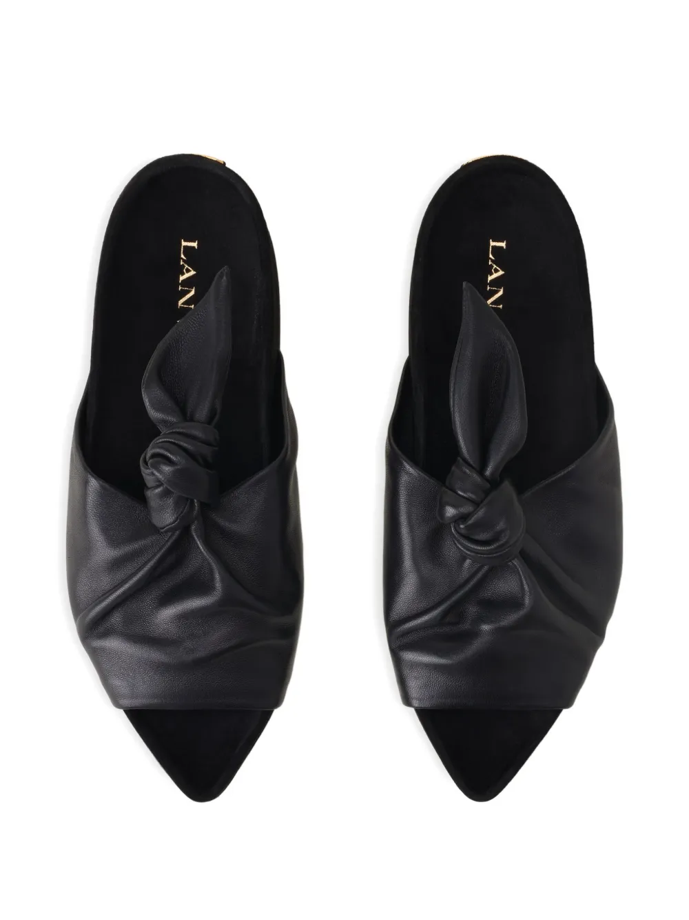 Lanvin Geknoopte sandalen Zwart