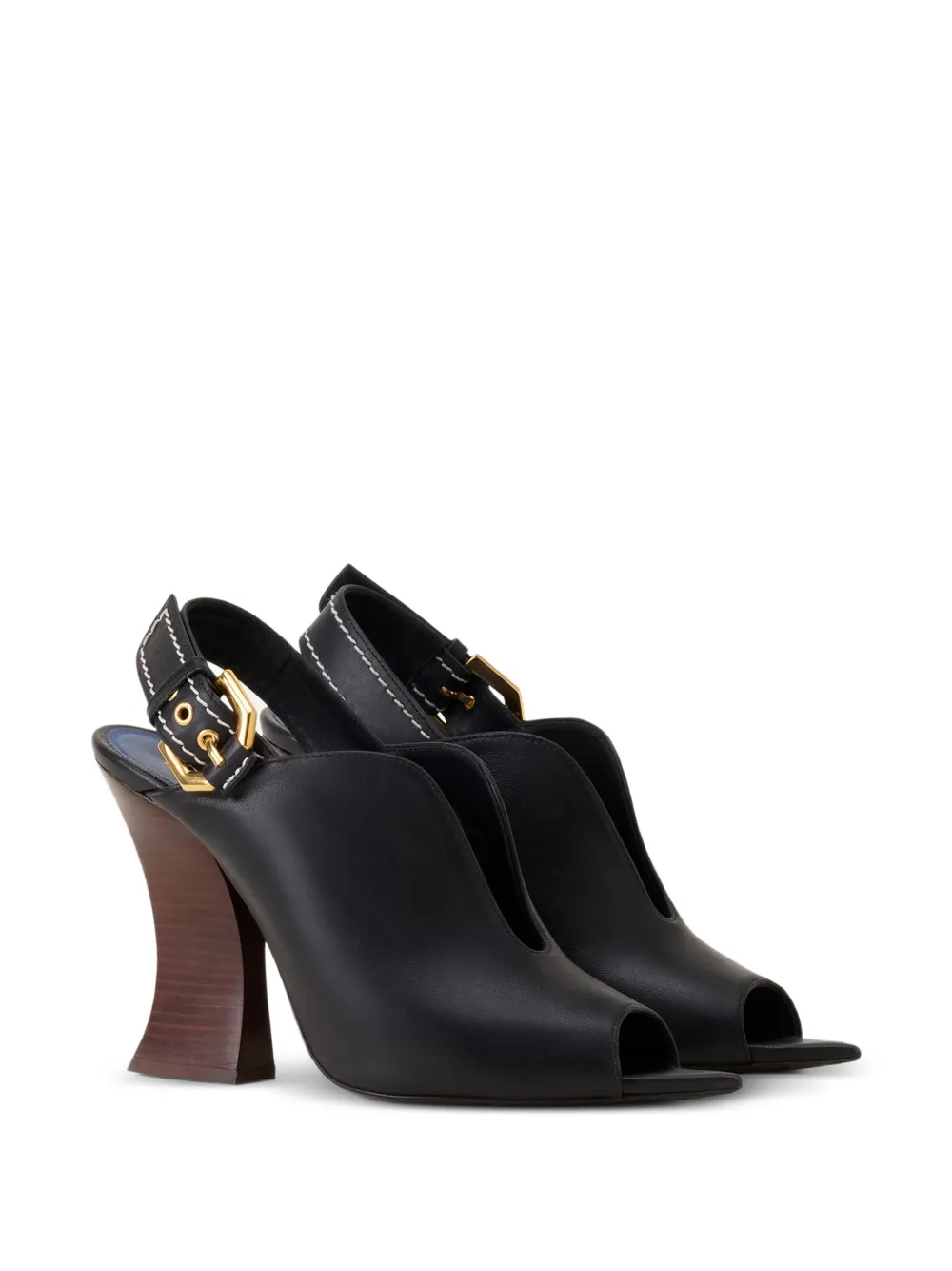 Lanvin Sandalen met gesp Zwart
